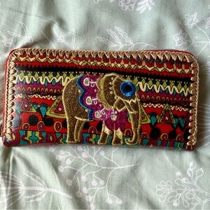 Sakroots Elephant Pattern Women's Wallet